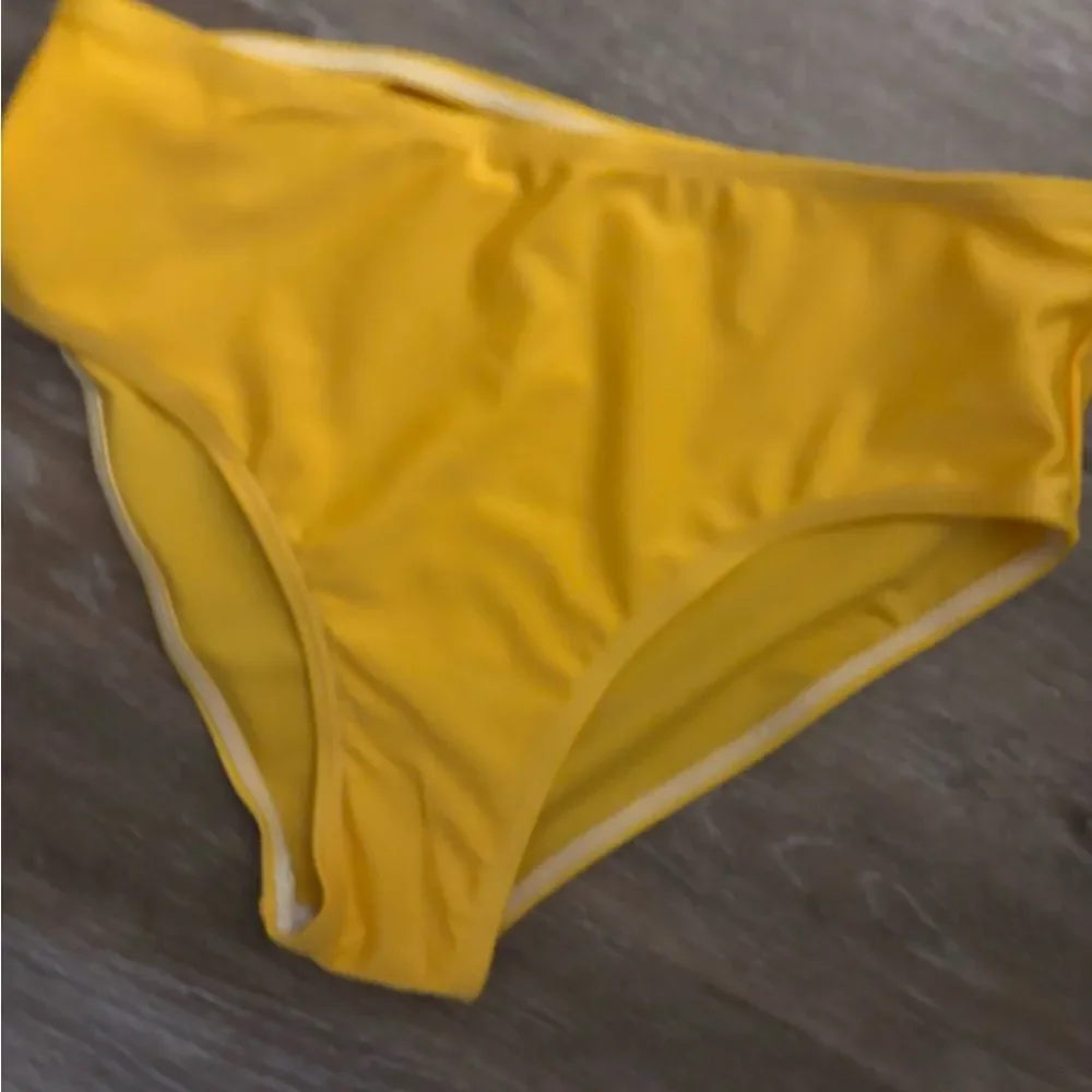 Girls Yellow Bikini Swim Set Sz L 10/12